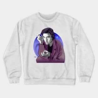 Adam Driver - An illustration by Paul Cemmick Crewneck Sweatshirt